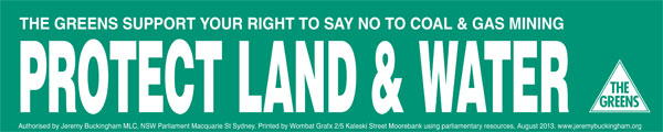 Order Protect Land and Water stickers by clicking here