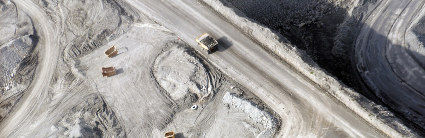 Coal mine aerial